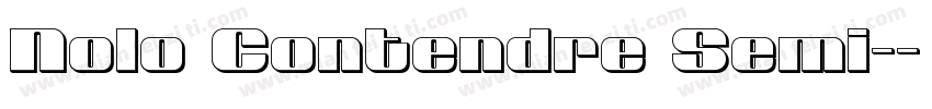Nolo Contendre Semi-字体转换